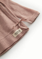 Overslag vestje - Tut Wrap LS Wool Pointelle - 100% merinowol - MarMar Copenhagen - productfoto - afbeelding 5