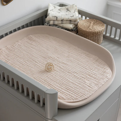 Wickelunterlage-Tücher – Musselin-Stilltuch 2er-Pack – Birchbark rose