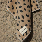 Leopard Merino Biniblanket – Wiegendecke - 100% Merinowolle - 75×100 cm – BINIBAMBA
