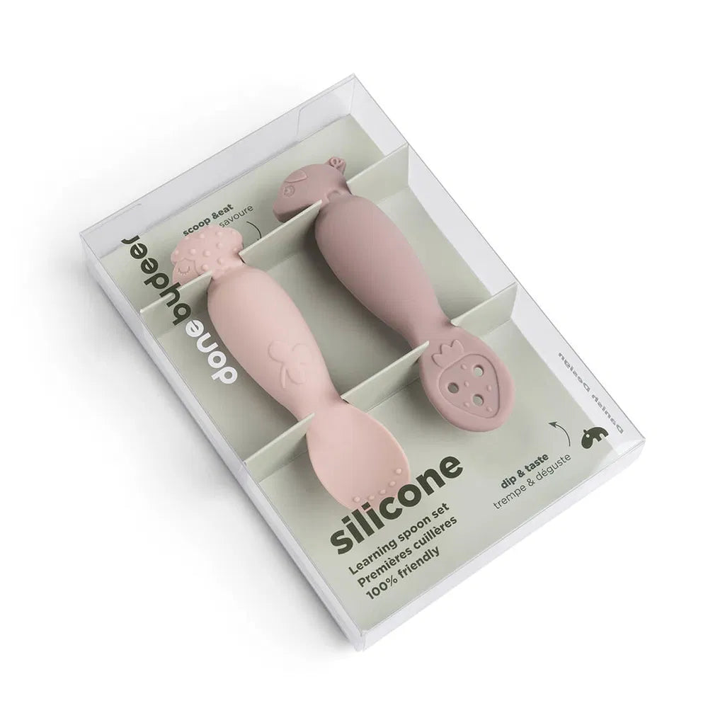 Oefen lepelset - Learning spoon set - Tiny farm - Powder - Done by Deer - verpakking - afbeelding 4