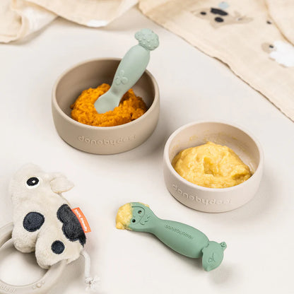 Lernlöffelset – Tiny farm – Green – Done by Deer