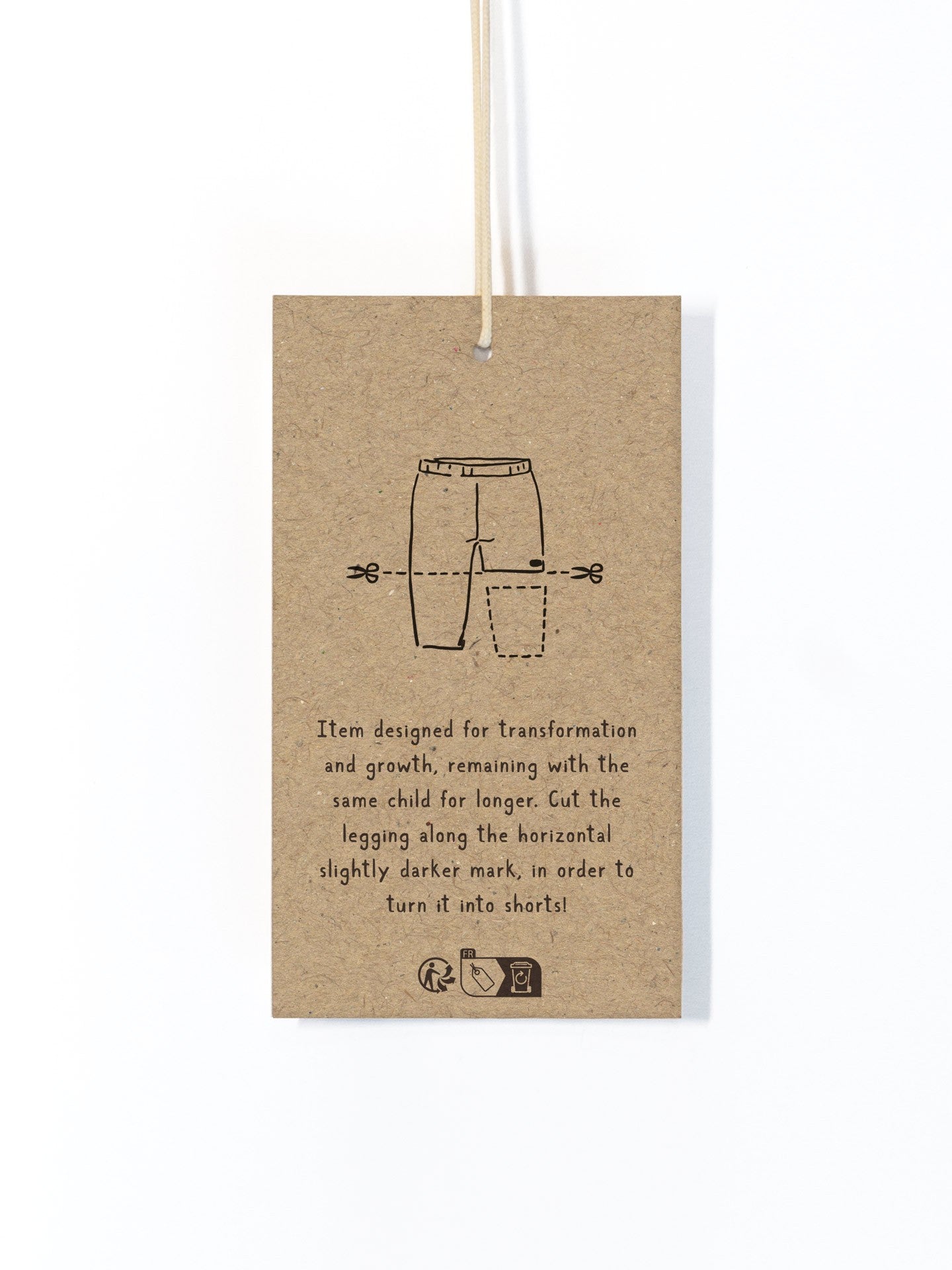 Linnen broek met elastische taille - 100% linnen - Play Up - kaartje