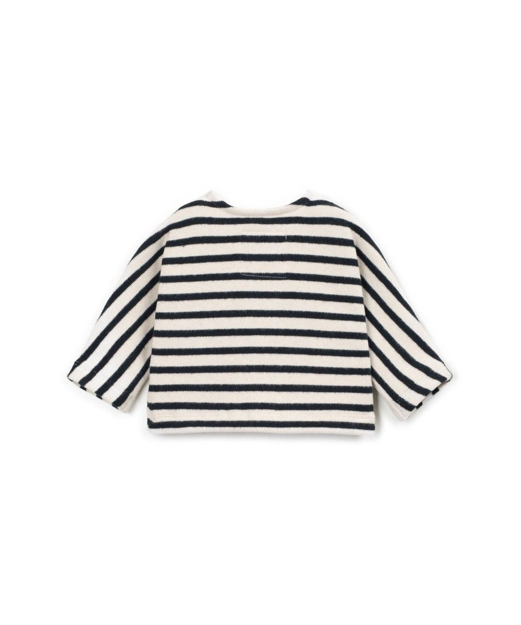 Gestreiftes Jersey-Top – Baumwollmix – Cocoon – Play Up