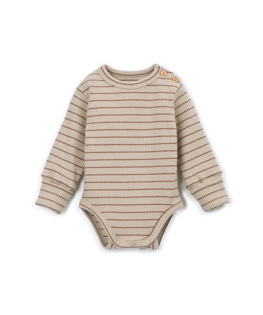 Ribbed striped romper - Cotton & modal - Tufting - Play Up