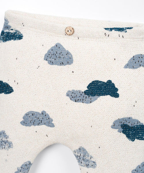 Baby Leggings Cloud Print – Cotton & Recycled Cotton – Play Up