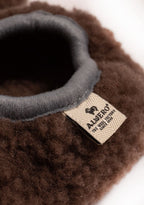 Wool children's slippers - Cloudlet Junior Choco Martini – 100% wool – Alwero x Salty Stitch