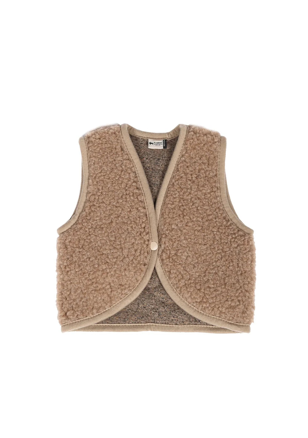 Baby vest - Giletje - Lulu light - 100% Wol - Alwero - productfoto - afbeelding 4