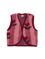 Babyweste Lulu Light Cherry Pattern – 100 % Wolle – Alwero