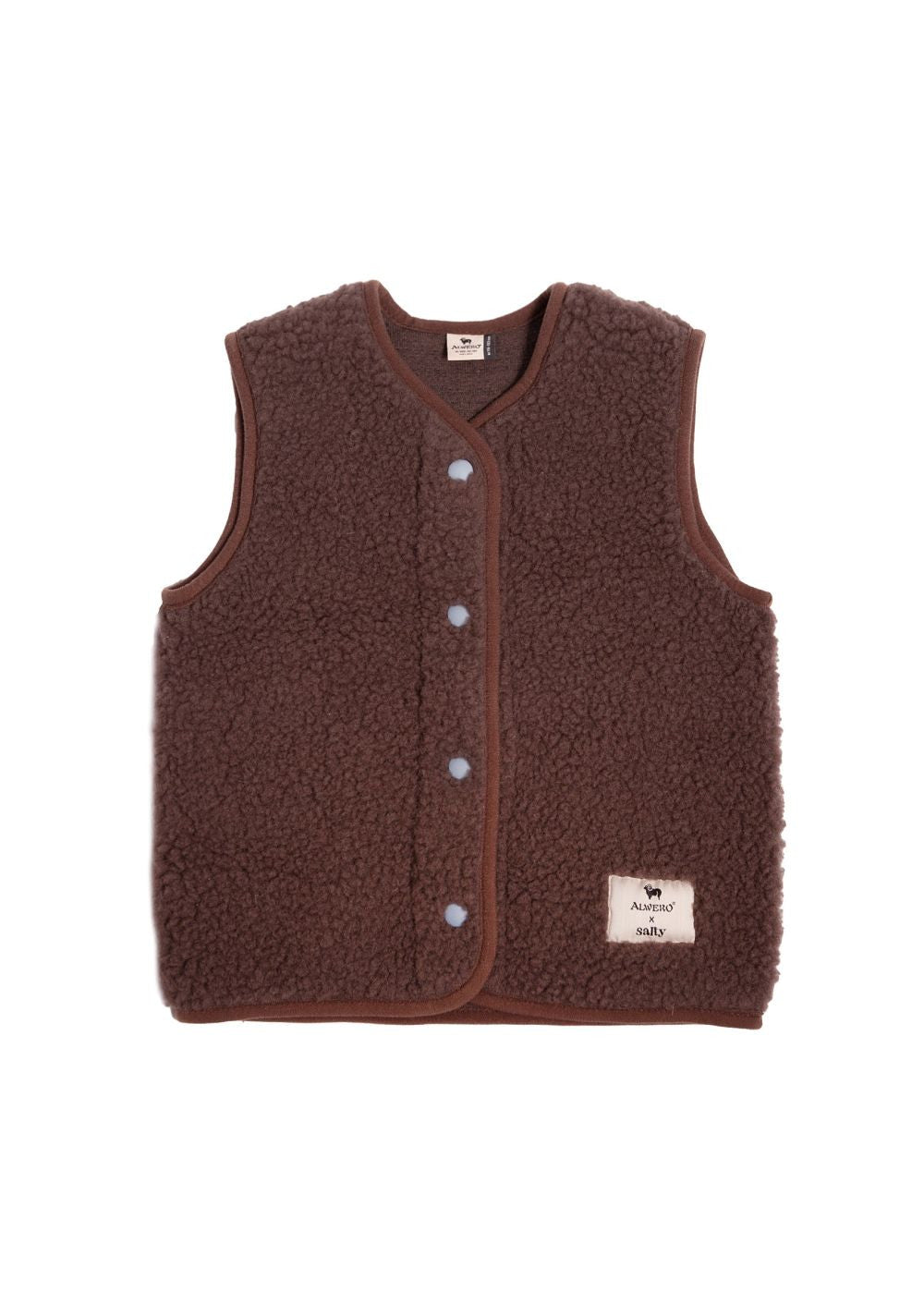 Alwero x Salty Tyb Junior – Wool kids vest – Alwero x Salty Stitch