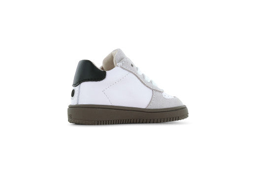 ExtremeFlex® sneaker – Wit/Zwart – Leer & suède – Shoesme