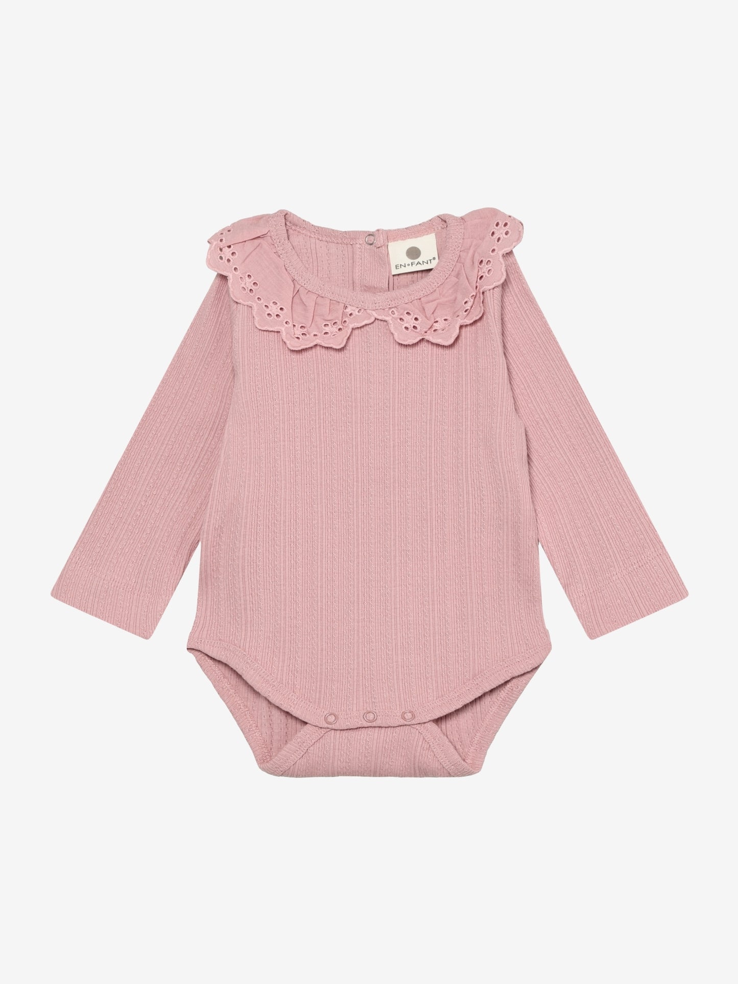 Pointelle-Strampler mit Kragen - Baumwolle - Body LS Pointelle - En Fant