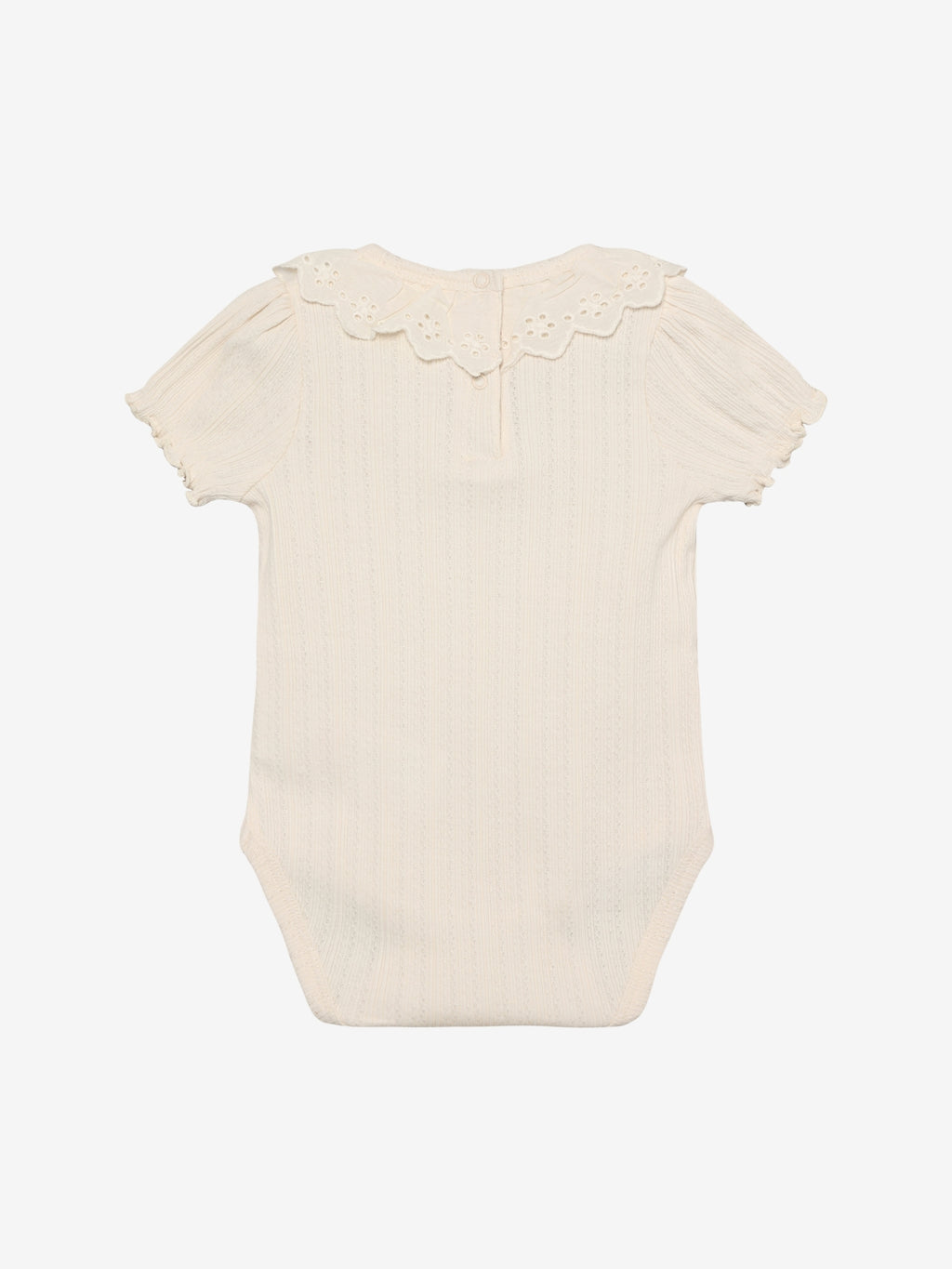 Pointelle romper met kraagje - Korte mouw - Katoen - Body LS Pointelle - En Fant - voorkant - afbeelding 6