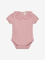 Pointelle romper met kraagje - Korte mouw - Katoen - Body LS Pointelle - En Fant - voorkant - afbeelding 2