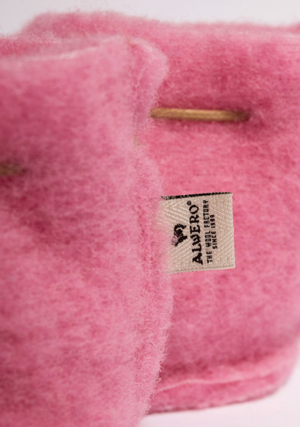 Emo Babyslofjes – Bubble Gum – Chaussons pour bébé en laine – 100 % laine – Alwero