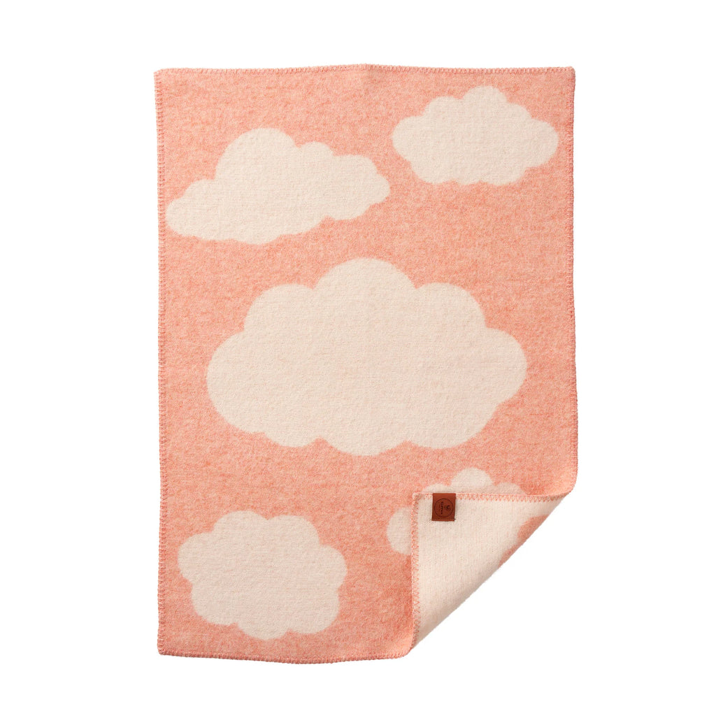 Wolldecke Baby - Cloudy Day – Recycelte Wolle & Lammwolle – Klippan