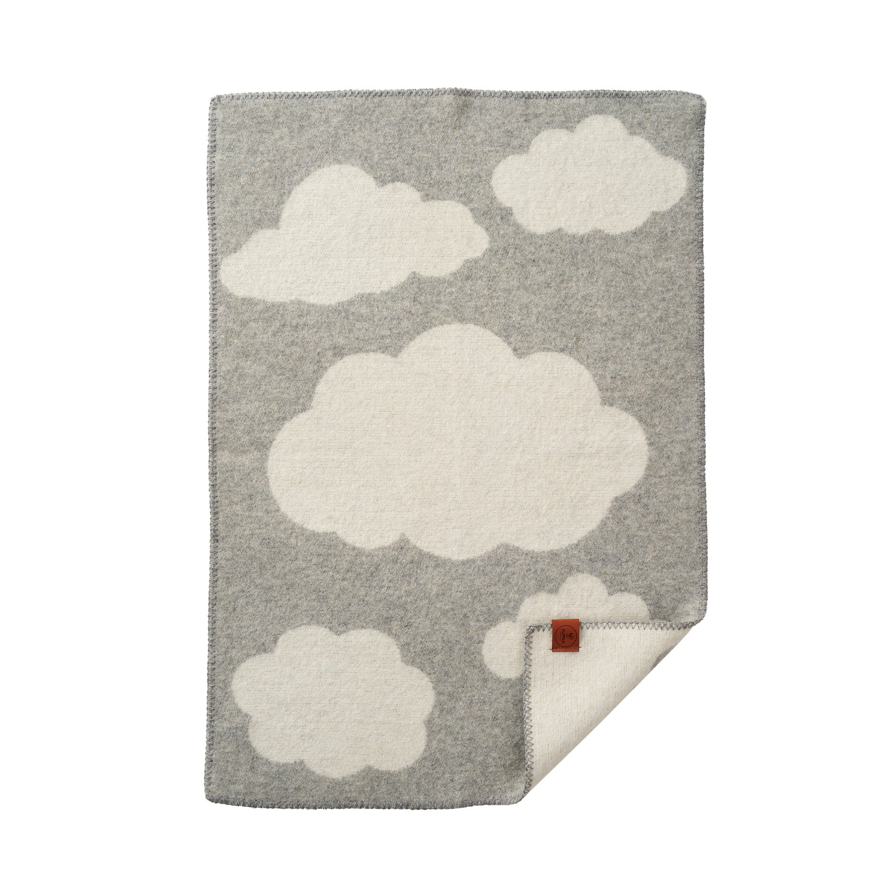Wolldecke Baby - Cloudy Day – Recycelte Wolle & Lammwolle – Klippan