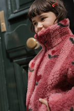 Wolljacke - Belins UL Junior Cherry Pattern – 100% Wolle – Alwero
