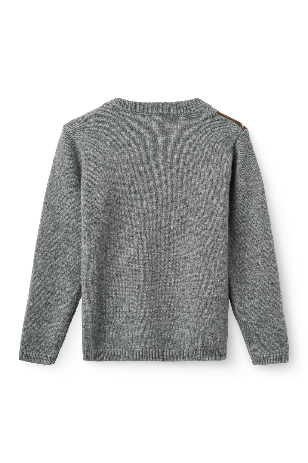 Pull en maille à carreaux - Pull Argyle - Laine d'agneau - Couleurs de Copenhague - dos
