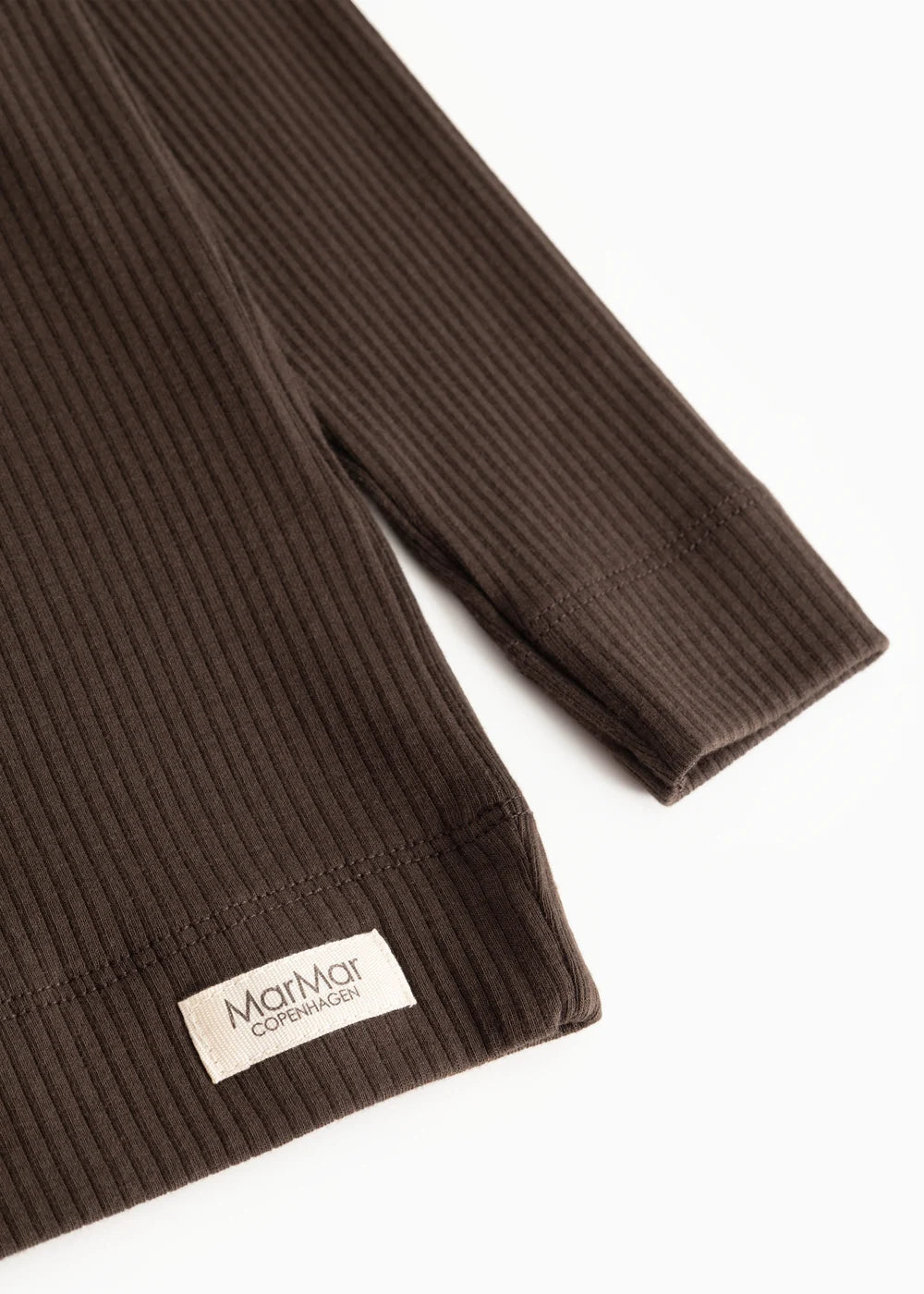 Langarm-Oberteil Dark Roast – Modal & Bio-Baumwolle – MarMar Copenhagen