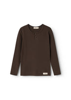 Langarm-Oberteil Dark Roast – Modal & Bio-Baumwolle – MarMar Copenhagen