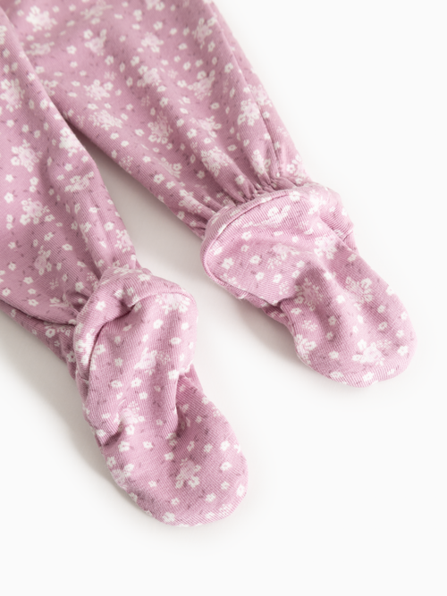 Culotte bébé avec pieds – Pixa Lit de Rose – Modal et coton biologique – MarMar Copenhagen