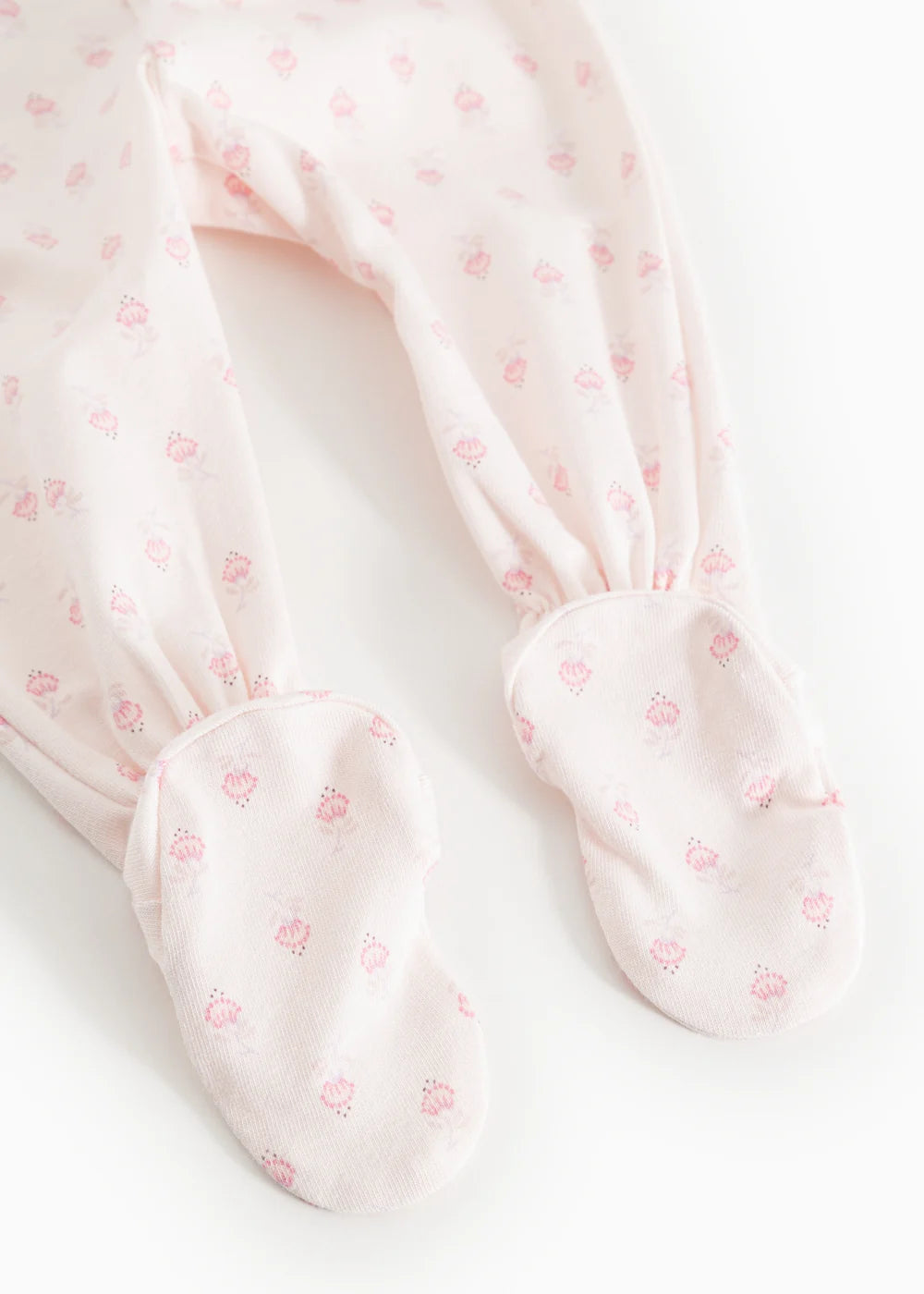Baby Trousers with Feet Pixa Mini Bloom – modal & organic cotton – MarMar Copenhagen