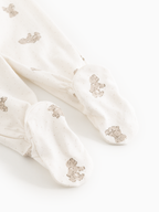 Babybroekje met voetjes - Pixa – Teddybears – Modal & biologisch katoen – MarMar Copenhagen