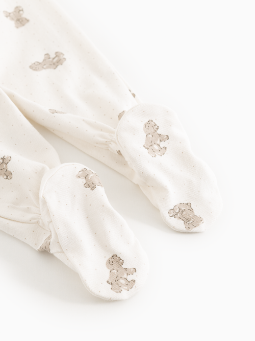 Culotte bébé avec pieds - Pixa – Oursons en peluche – Modal et coton biologique – MarMar Copenhagen