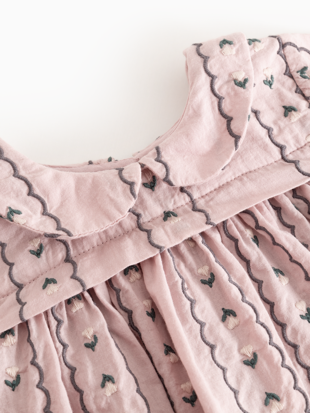 Blouse Tora – Dusty Purple Bloom – Light Embroidery – MarMar Copenhagen