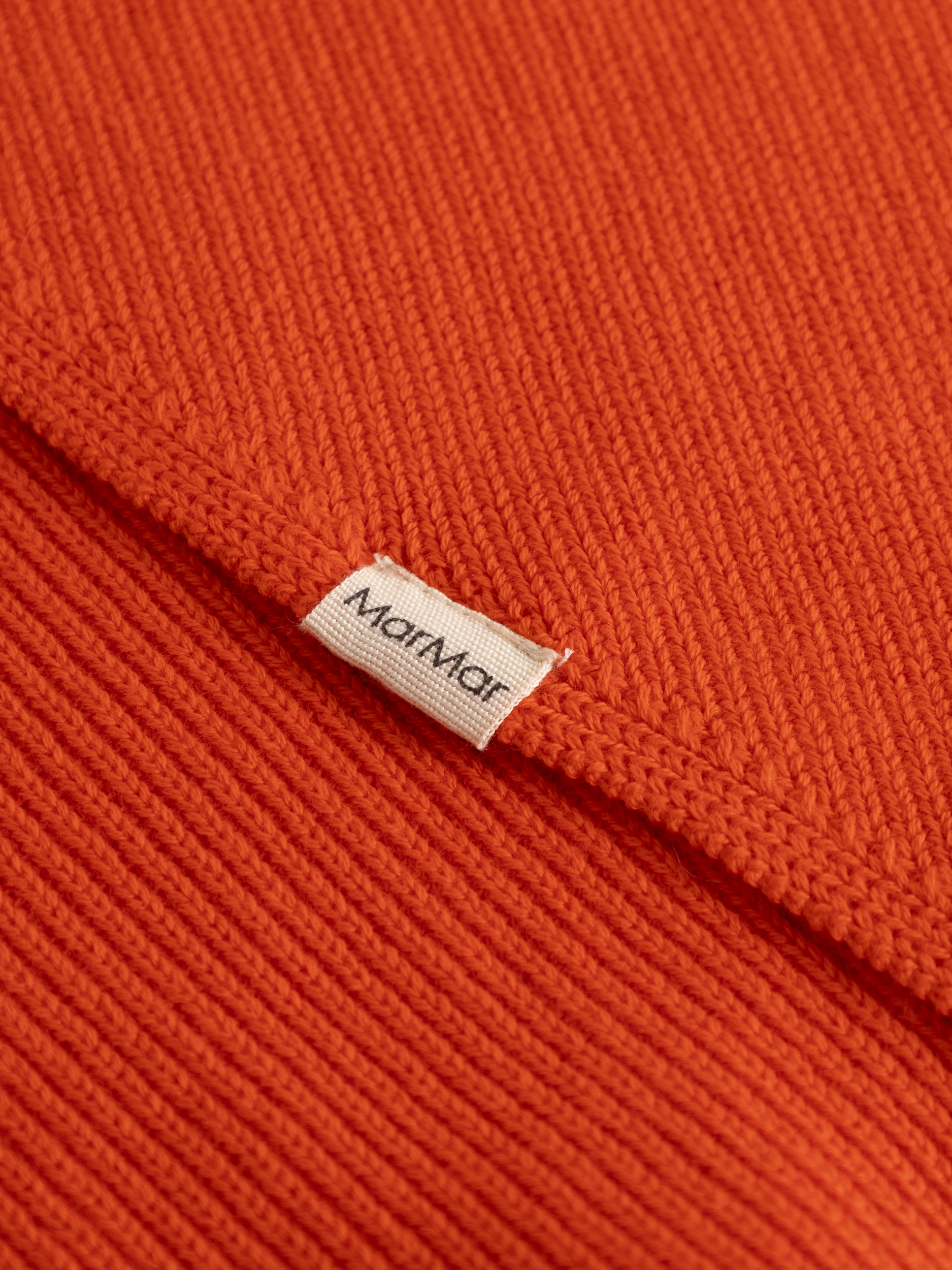 Gebreid puntsjaaltje Arko - Biologisch katoen - Grapefruit - MarMar Copenhagen - productfoto - afbeelding 6