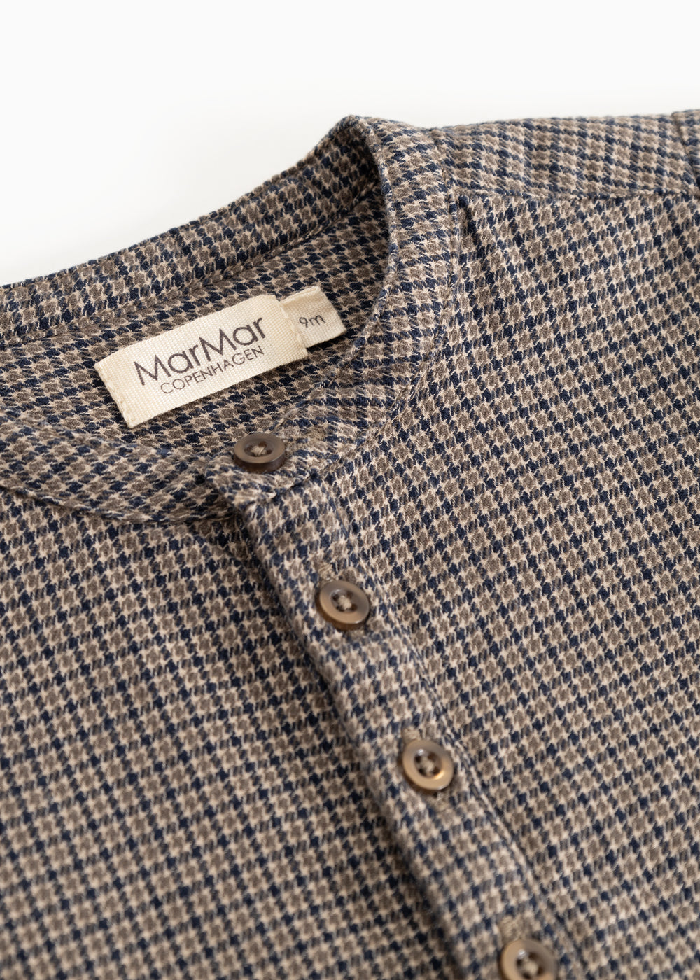 Chemise Totoro – Structured Cotton – Houndstooth Check – MarMar Copenhagen