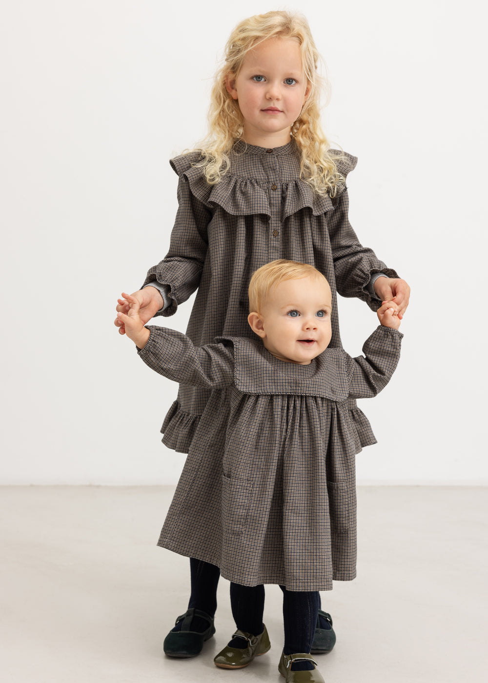 Dulle Hahnentrittmuster – Kleid – Strukturierte Baumwolle – MarMar Copenhagen