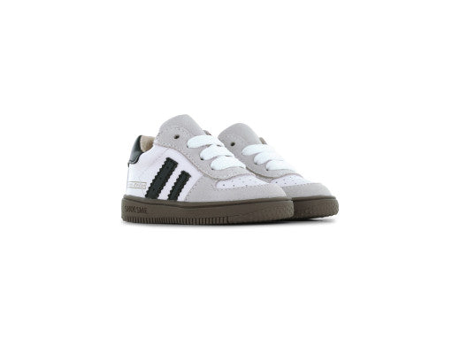 ExtremeFlex® sneaker – Wit/Zwart – Leer & suède – Shoesme