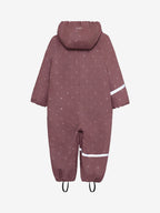 Regenpak met fleece – Rose Brown Polka Dot – Waterdicht & winddicht – CeLaVi