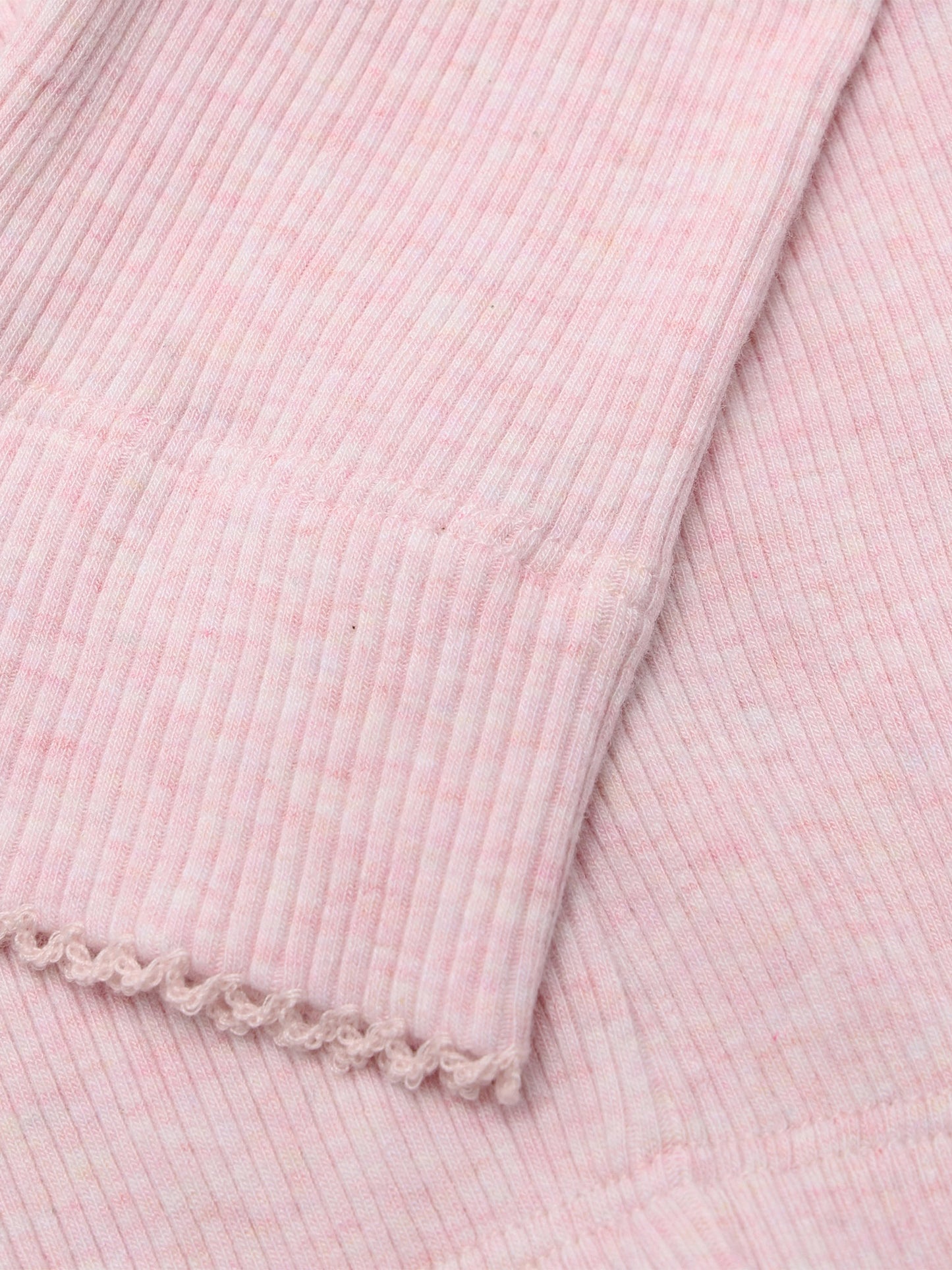 Leggings - Modal/Baumwolle - Rosa/Bleached Mauve Melange - Fixoni