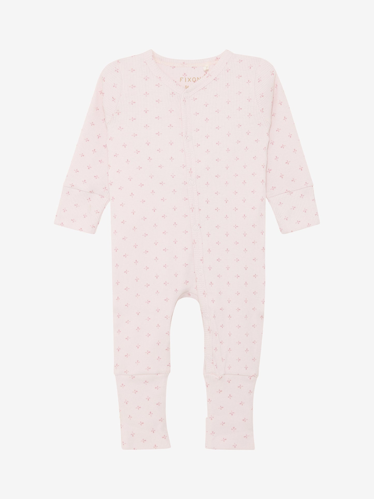 Strampler - Bio-Baumwolle - Rosa/Hushed Violet - Fixoni