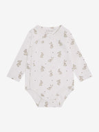 Transfer romper with rabbit print – Pale Lilac – Organic cotton – Fixoni
