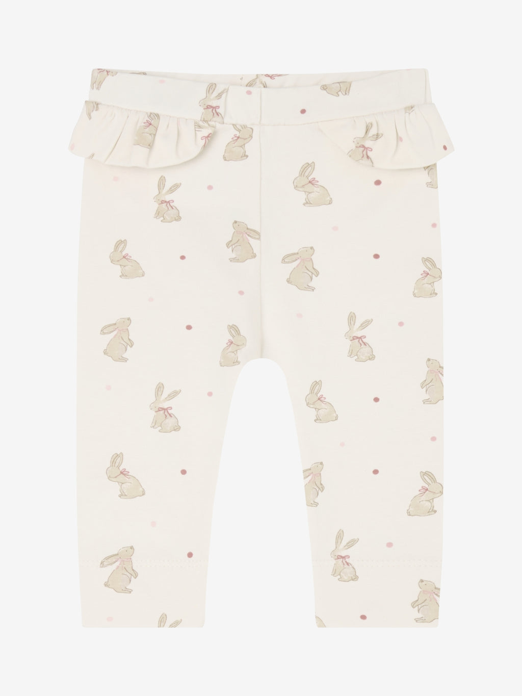 Leggings with bunny print – Pale Lilac – Organic cotton – Fixoni