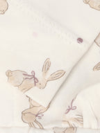 Leggings with bunny print – Pale Lilac – Organic cotton – Fixoni