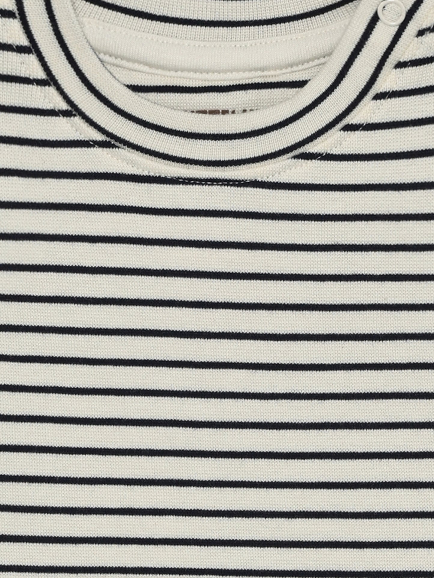 T-shirt baby - Organic cotton - Striped navy/Bering Sea - Huttelihut