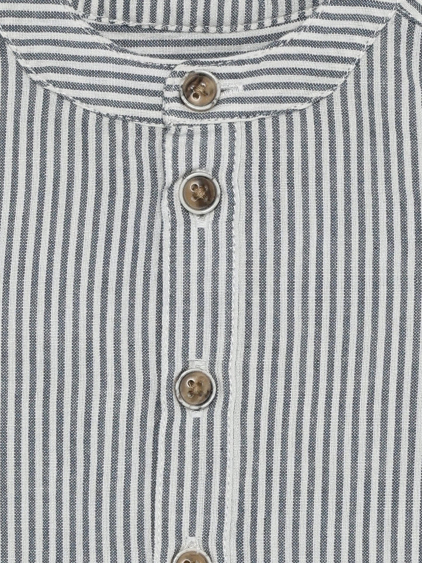 Shirt top - YD Stripe - Cotton - Bering Sea - Huttelihut