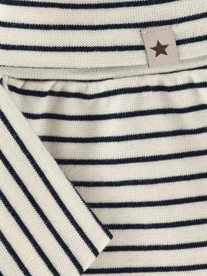Baby leggings - Organic cotton - Pants YD Stripe - Navy Blazer - Huttelihut