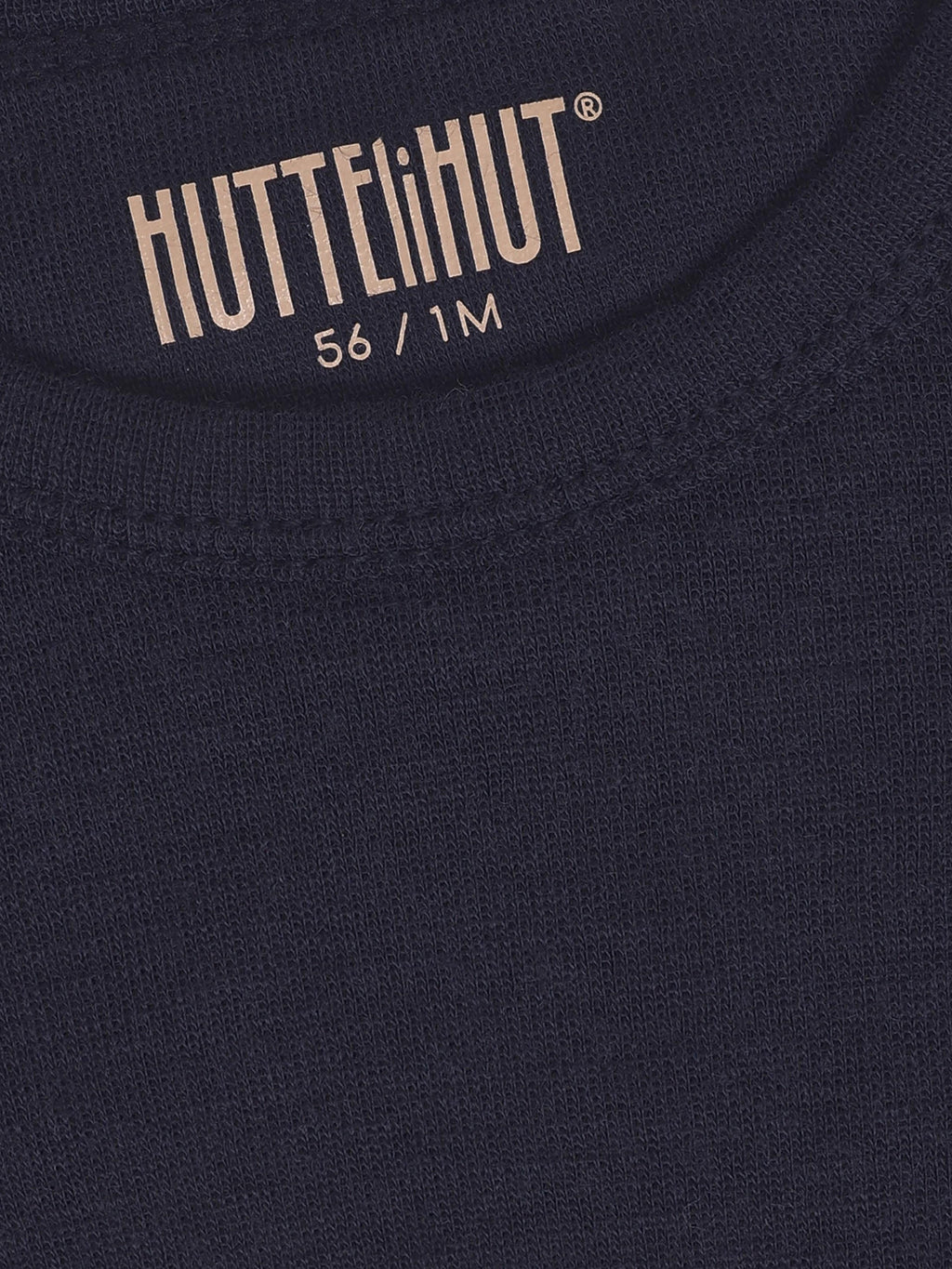 Baby romper lange mouw - Dark Navy - Tencel en merino wol - HUTTEliHUT