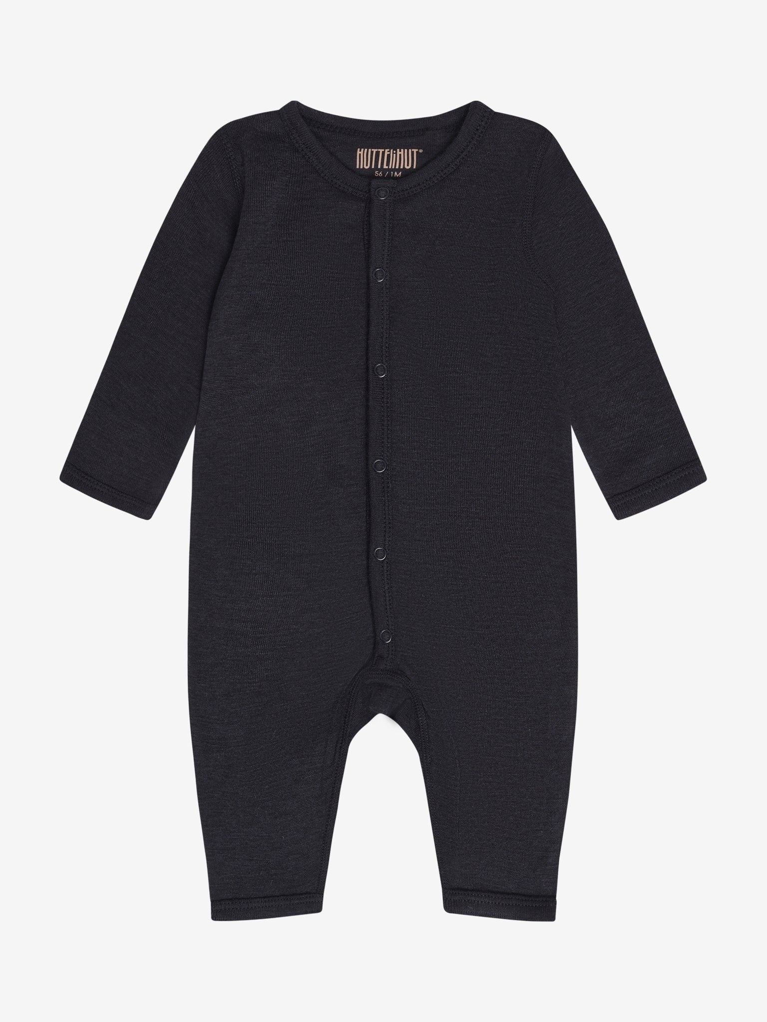 Strampler Dark Navy – TENCEL™ & Merinowolle – HUTTEliHUT