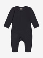 Strampler Dark Navy – TENCEL™ & Merinowolle – HUTTEliHUT