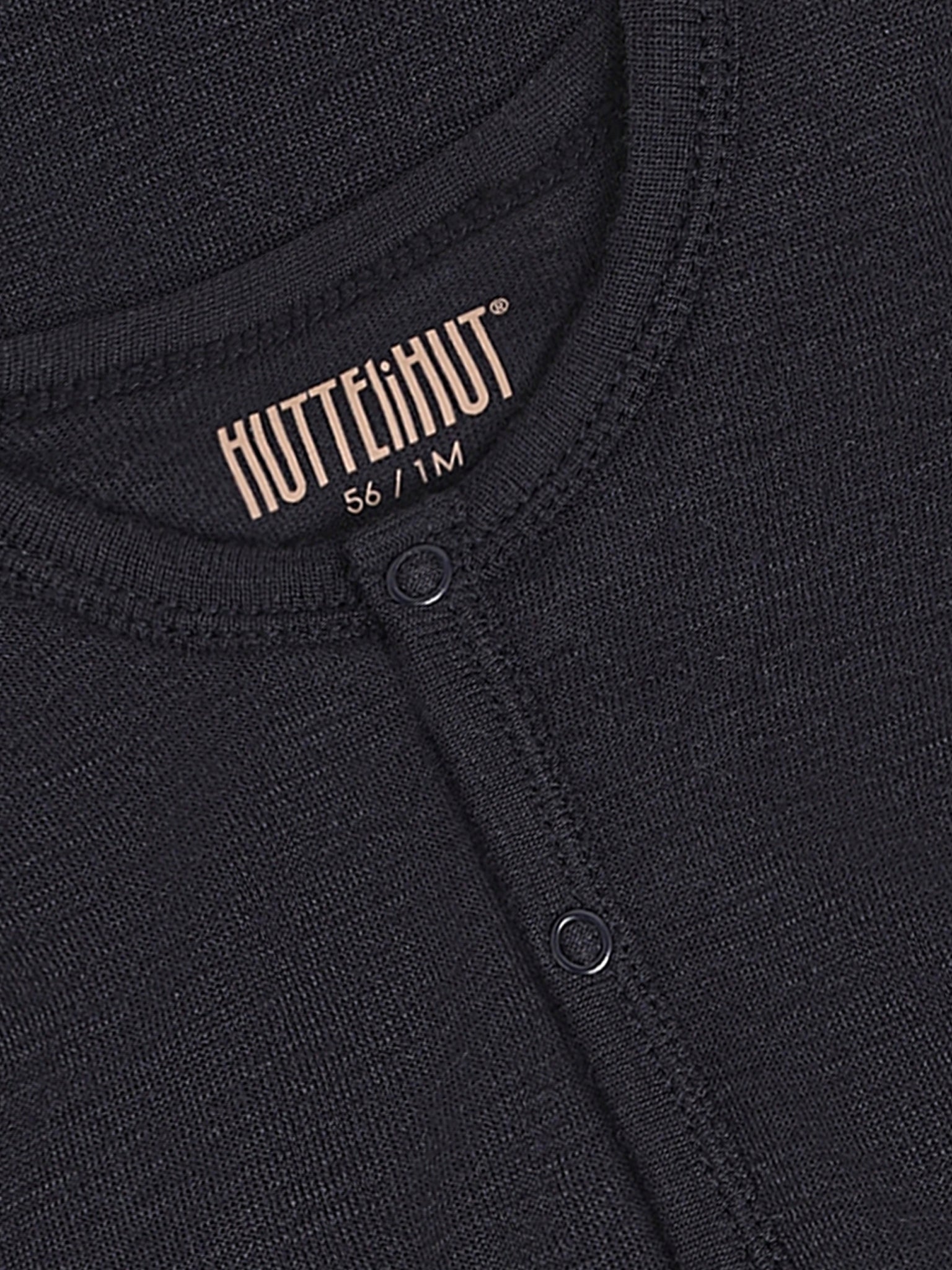 Strampler Dark Navy – TENCEL™ & Merinowolle – HUTTEliHUT