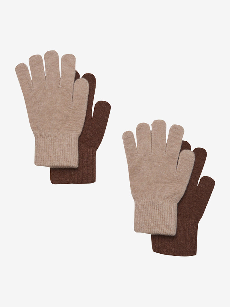 Wollen handschoenen – 2-pack – Tortoise Shell – Wolmix – CeLaVi