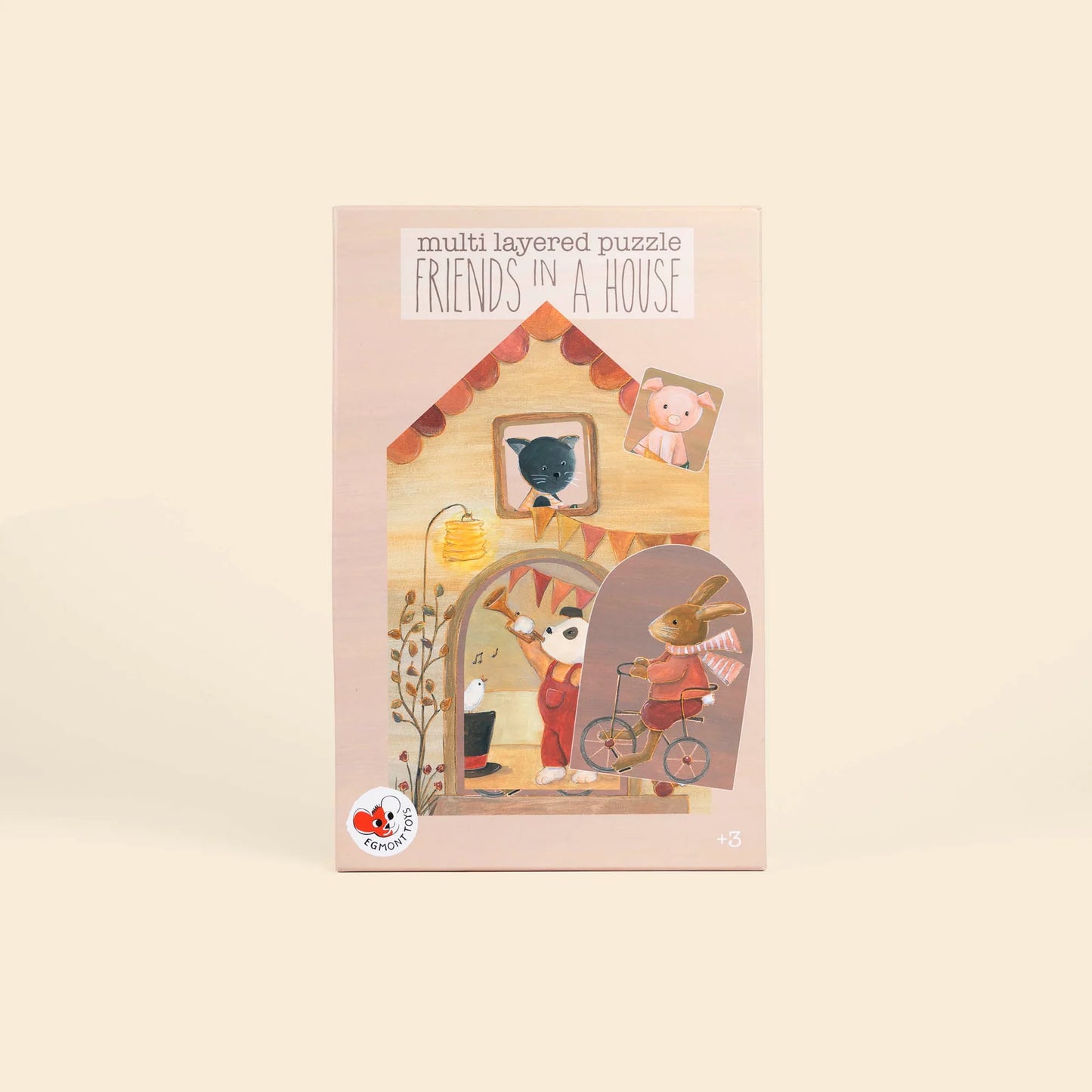 Multi-Layered Friends Puzzle - Lagenpuzzel voor kinderen - 3+ jaar - Egmont Toys
