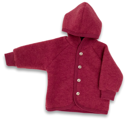 Jacket wool fleece - Organic merino wool - Engel Natur