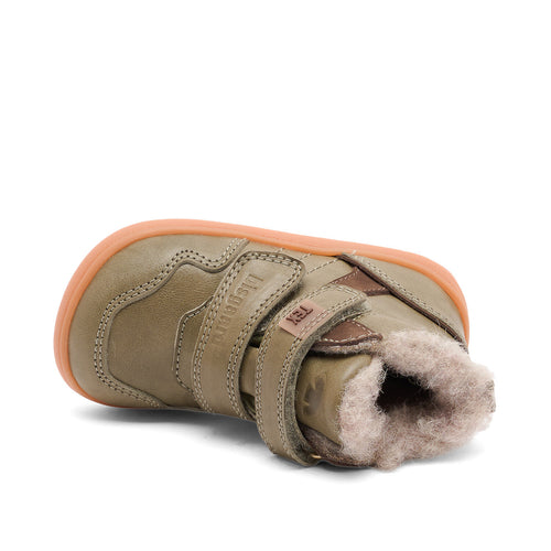 Chaussure d'hiver Barefoot Becky TEX – Sage – Imperméable & Doublée laine – Bisgaard